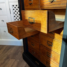 Load image into Gallery viewer, Early 20th Century Oak Roll Front Filing Drawers
