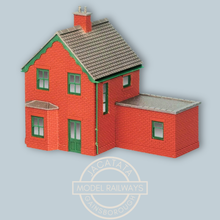 Load image into Gallery viewer, Peco - Manyways Lineside Kit - NB-14 - Railway Houses &amp; Extensions Kit (Parts to make 2 railway houses) - N Gauge
