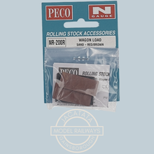 Load image into Gallery viewer, Peco - NR-200R - Wagon Load - Sand - Red/Brown - (4 In Pack) - N Gauge
