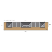 Load image into Gallery viewer, Metcalfe PN179 - Department Store - Low Relief - Card Construction Kit - N Scale

