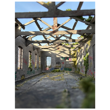 Load image into Gallery viewer, Metcalfe PN913 - Double Track Engine Shed - Red Brick Style - Card Construction Kit - N Scale
