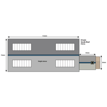 Load image into Gallery viewer, Metcalfe PN936 - Goods Shed - Settle Carlisle Railway - Stone Style - Card Construction Kit - N Scale
