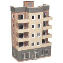 Load image into Gallery viewer, Metcalfe  PN960 - Low Relief Tower Block - Card Construction Kit - N Scale
