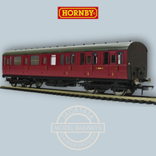Load image into Gallery viewer, Hornby - R4521 - BR Gresley Suburban - Non Vestibuled - Lavatory - Composite Coach - BR Crimson - No.E88090E - OO Gauge

