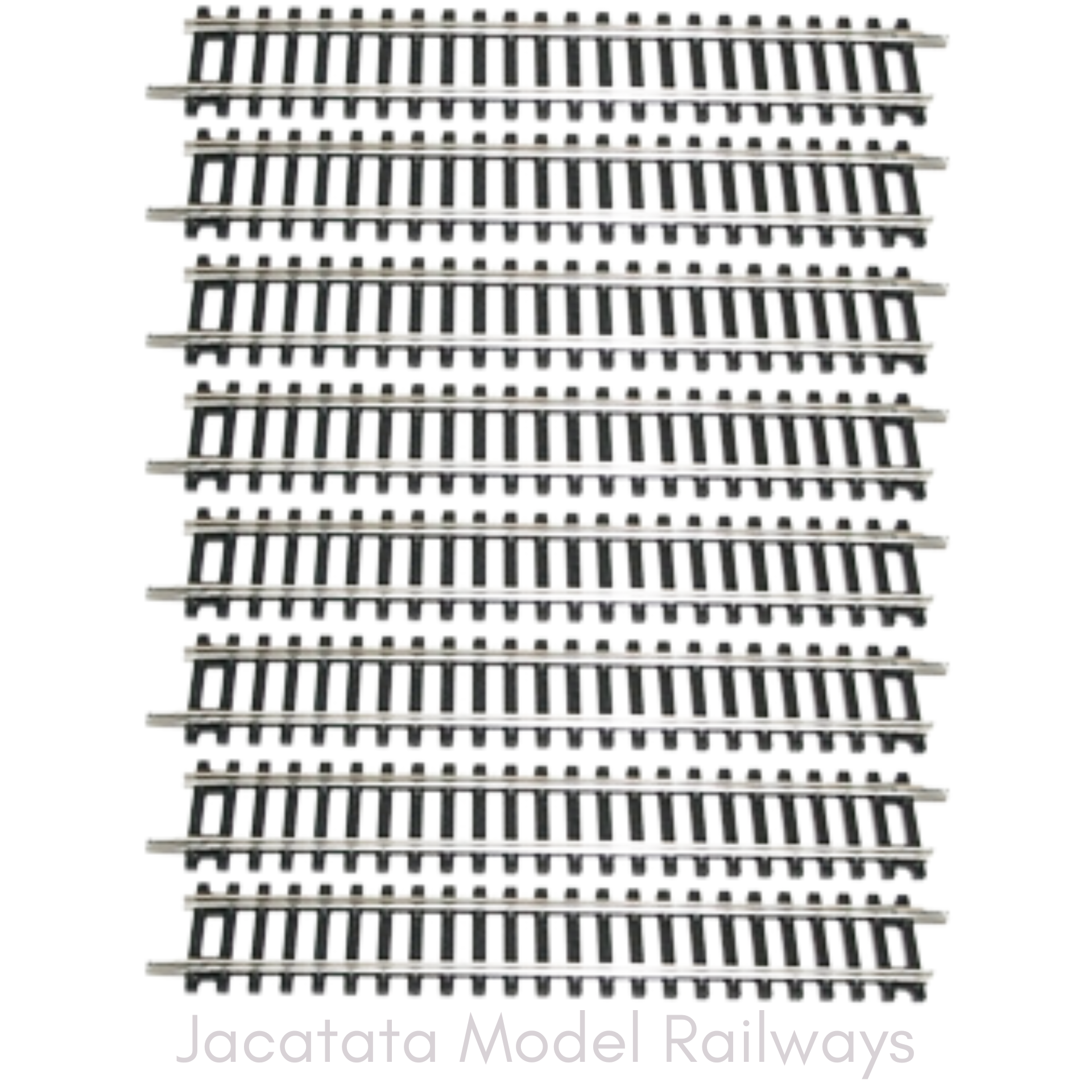 New Pack of 8 - Hornby R600 - Straight Track - 1:76 Scale - OO Gauge ...