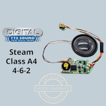 Load image into Gallery viewer, Hornby - R8107-37-525 - TTS - Digital Sound Decoder - Class A4 (Steam) - With NEM 652, 8 Pin Plug - New
