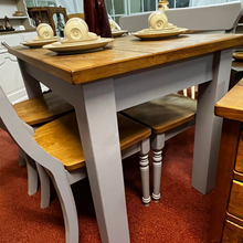 Load image into Gallery viewer, Rustic Pine Table and 4 Chairs
