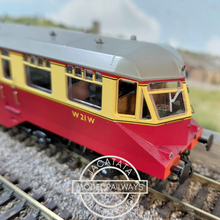 Load image into Gallery viewer, Heljan - 19402 - GWR AEC - Diesel Railcar - BR Crimson / Cream Livery - No. W21W - 00 Gauge - DCC Ready
