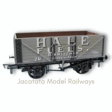 Load image into Gallery viewer, Airfix - GMR (Great Model Railways) - 54383-9 - 7 Plank - Open Wagon - No. 241 - Hale Fuels Livery - OO Gauge

