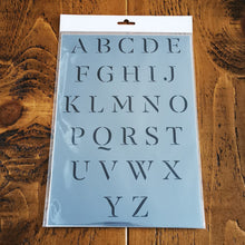 Load image into Gallery viewer, Stencil - No.101 - A4 - Alphabet In Capitals
