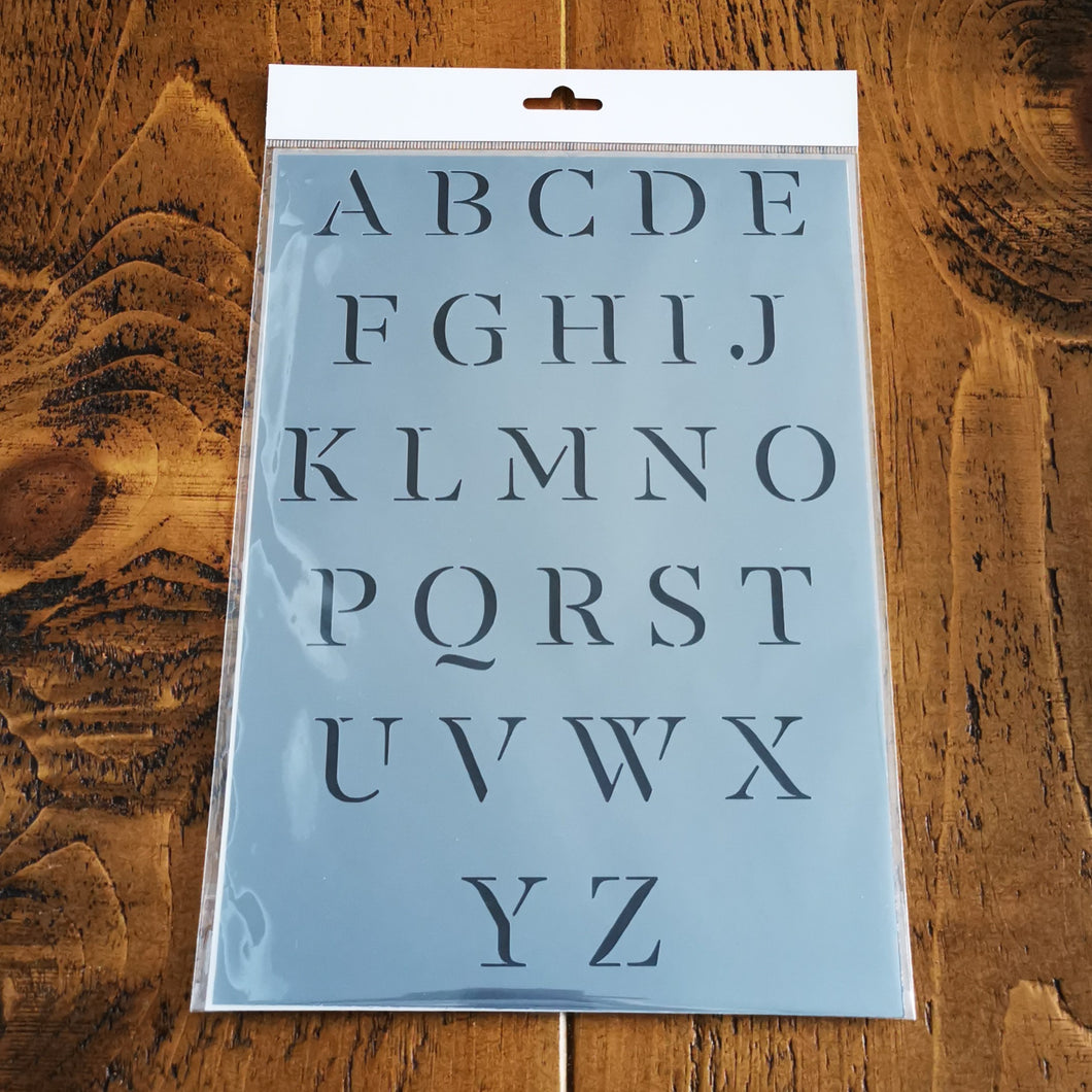 Stencil - No.101 - A4 - Alphabet In Capitals