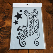 Load image into Gallery viewer, Stencil - No.104 - A4 - Sleigh and Stars

