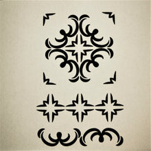 Load image into Gallery viewer, Stencil - No.105 - A4 - Tile and Border
