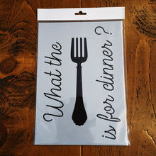 Load image into Gallery viewer, Stencil - No.112 - A4 - Dinner Fork
