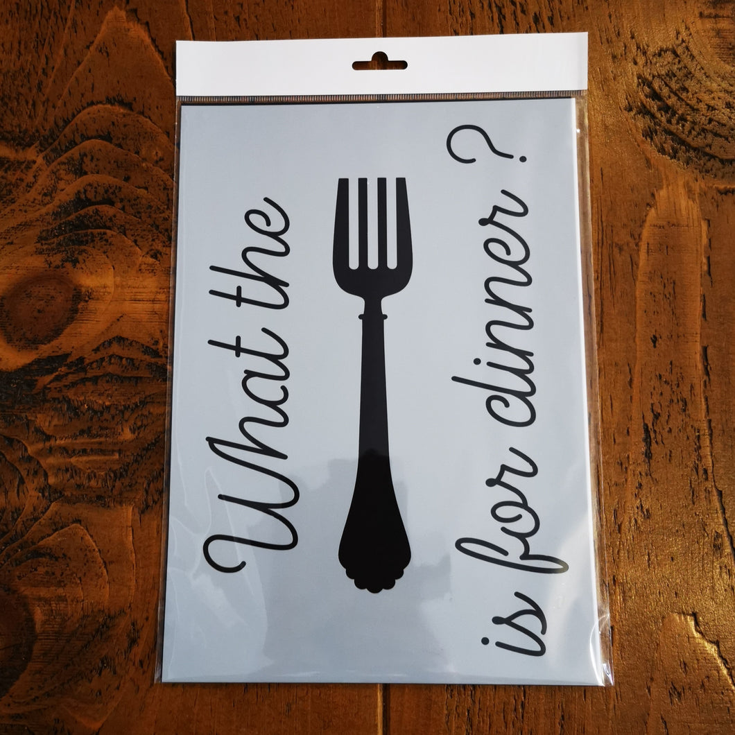 Stencil - No.112 - A4 - Dinner Fork