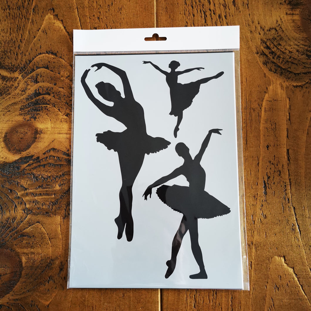 Stencil - No.115 - A4 - Ballerinas
