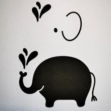 Load image into Gallery viewer, Stencil - No.116 - A4 - Nursery Elephant With Overlay
