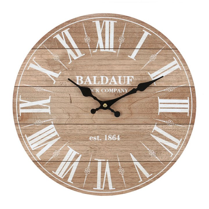 Classic Baldauf Style Wall Clock - 34cm