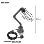 Load image into Gallery viewer, Industrial/Steampunk Waterpipe Pipework Plug In Table Lamp
