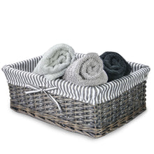 Load image into Gallery viewer, Grey Wicker Basket {Large}
