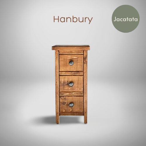 Hanbury - 3 Drawer Skinny Bedside