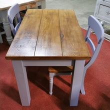 Load image into Gallery viewer, New Handmade Rustic Pine Painted Table and 2 Chairs
