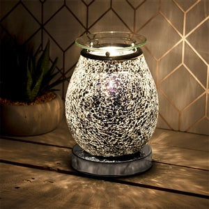 Black Mosaic Touch Sensitive Aroma Lamp Wax/Oil Burner