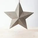 Decorative Hanging Rustic Wood Star - 50cm