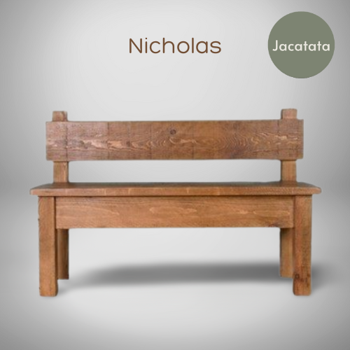 Nicholas - 4 Feet Long Back Bench
