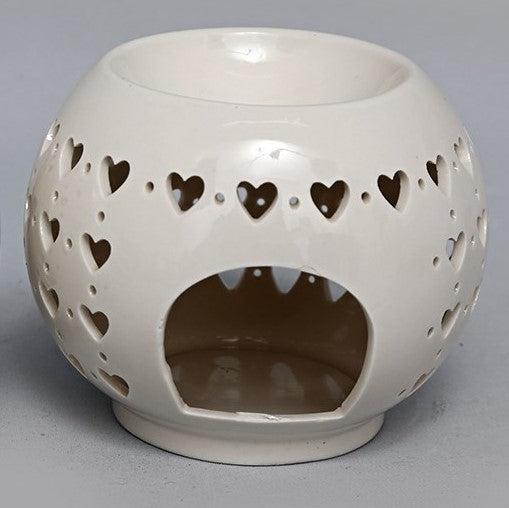 Rounded Heart Cut Out Oil or Wax Burner