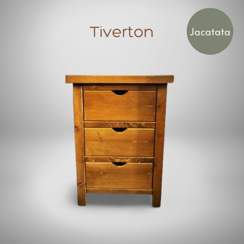 Tiverton - 3 Drawer Bedside Cabinet