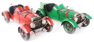 Metal Replica Vintage Racing Car - Choice of Colour