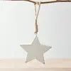 Load image into Gallery viewer, White Wooden Hanging Star
